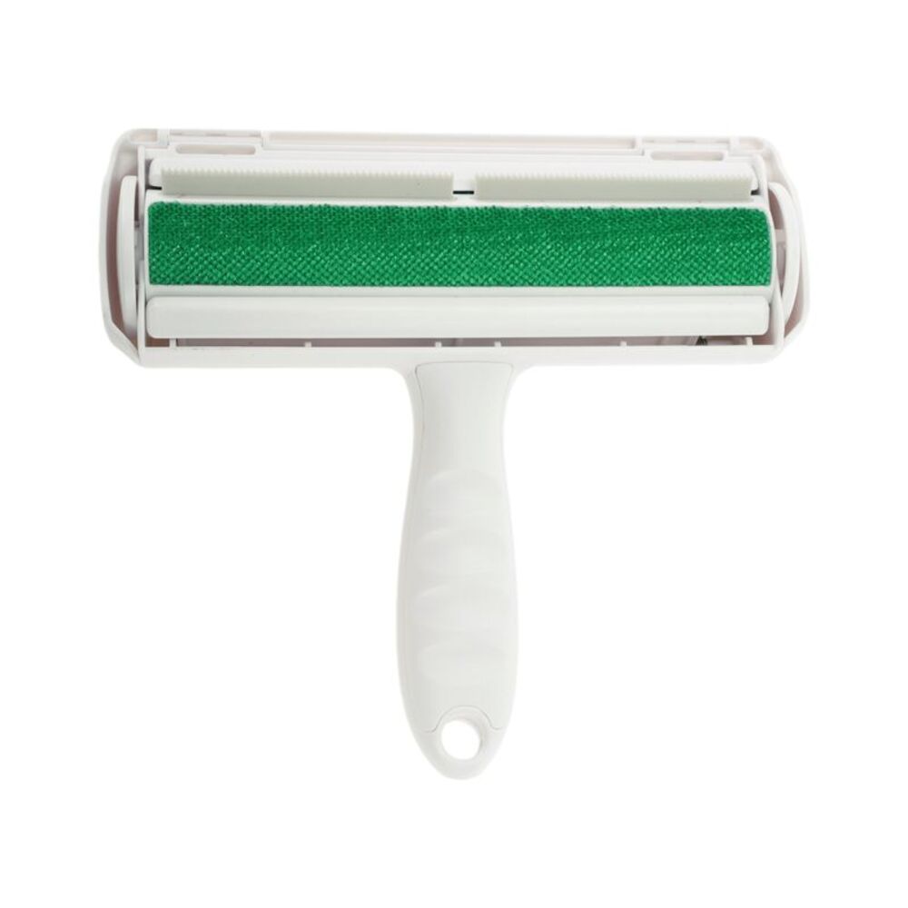 Portable Roller Pet Hair Remover for Dog for Cat White
